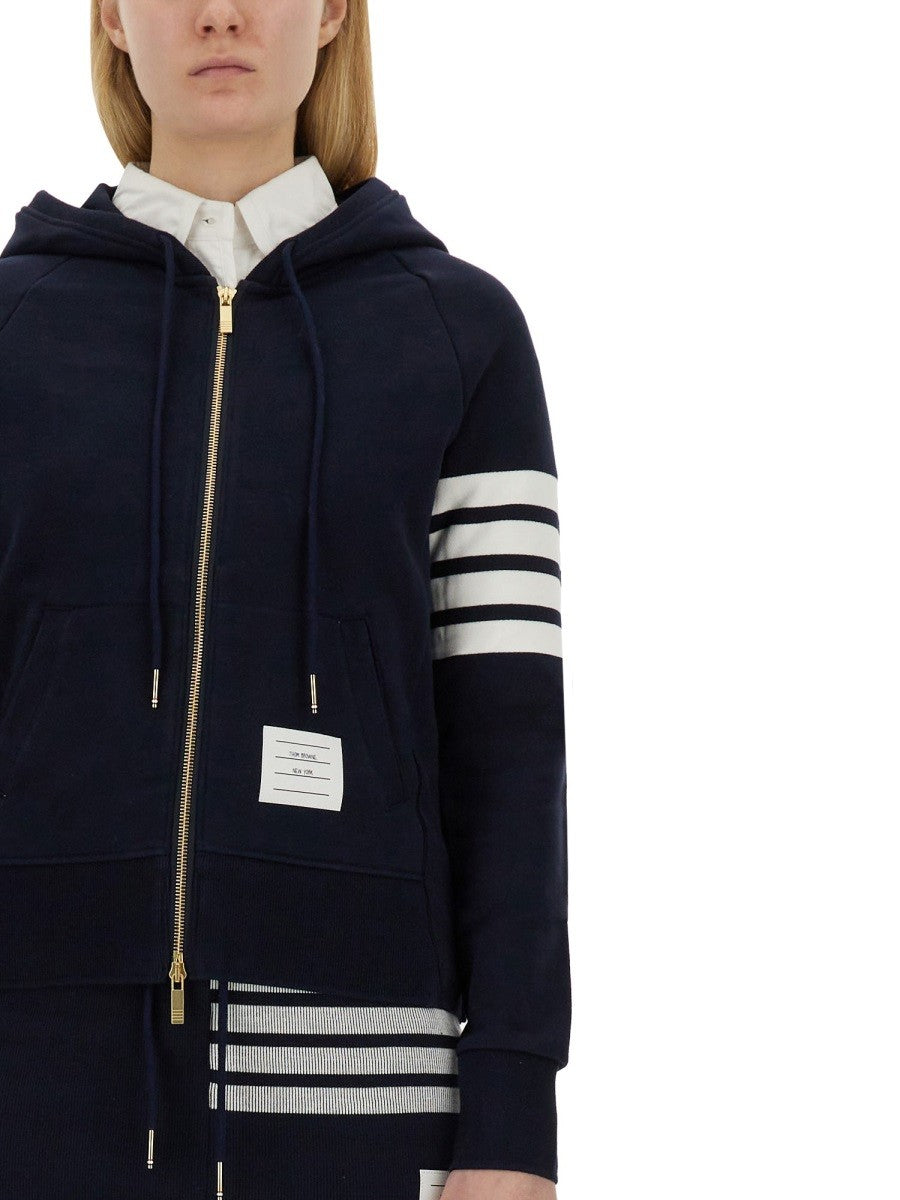 THOM BROWNE ZIPPER HOODIE