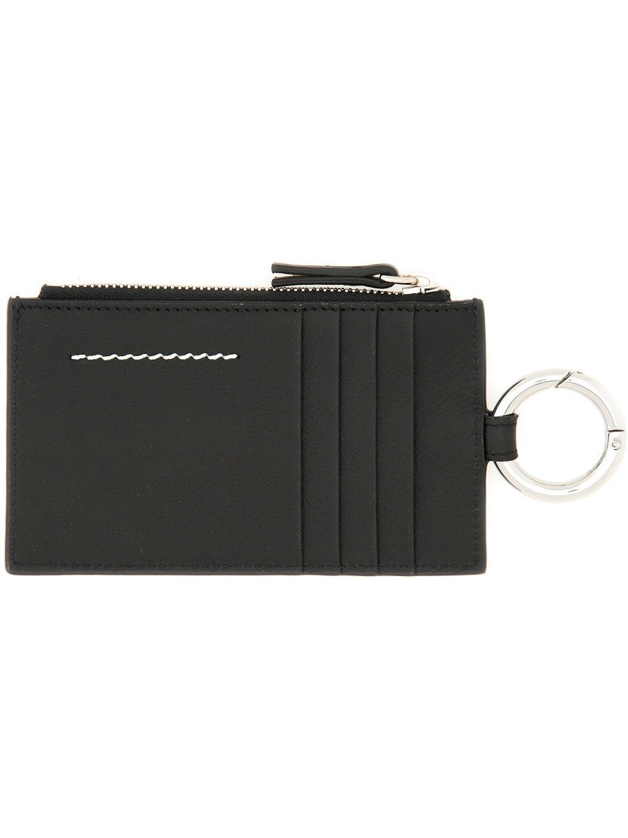 MM6 MAISON MARGIELA ZIPPERED CARD HOLDER