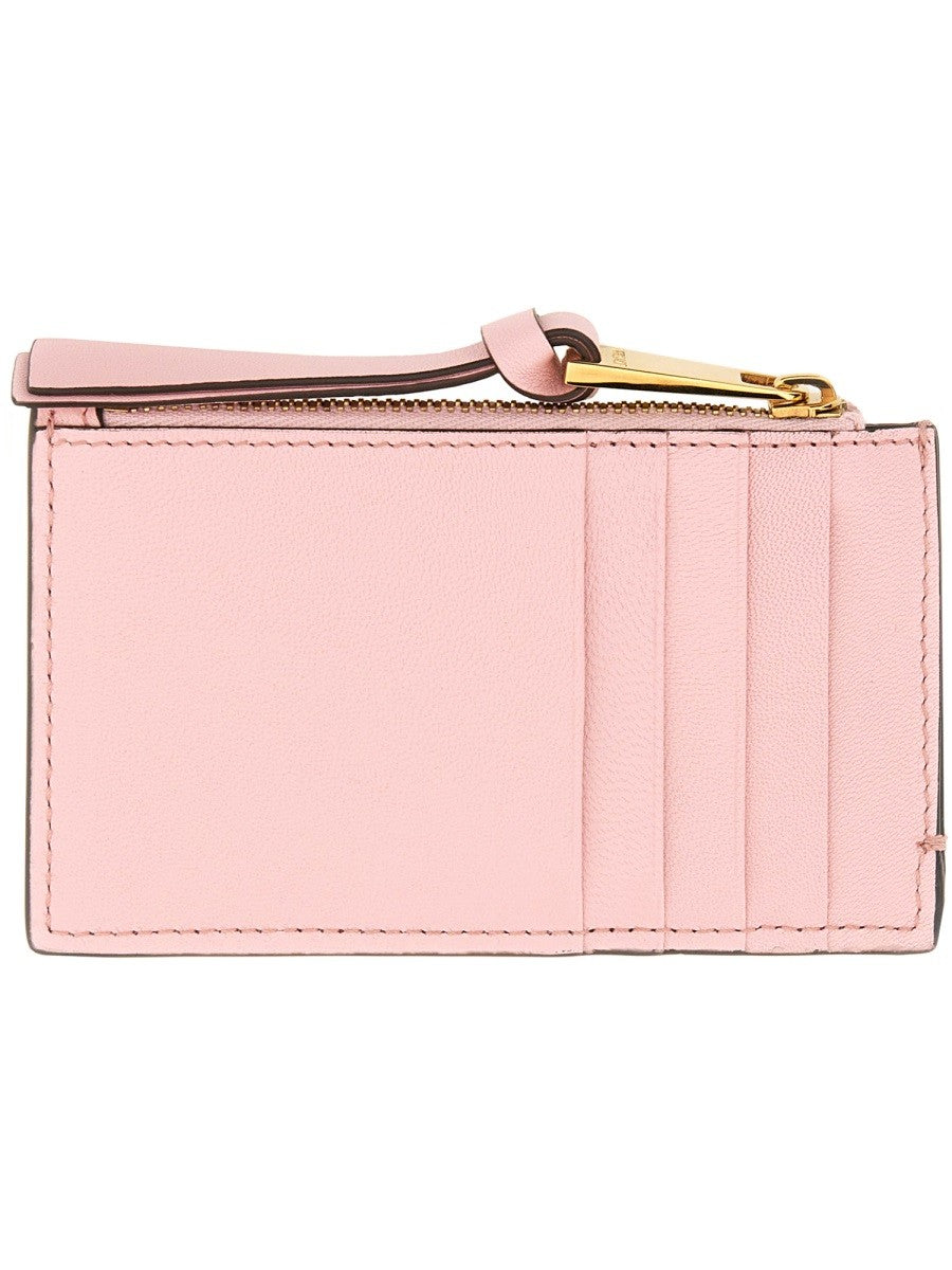 Versace ZIPPERED CARD HOLDER