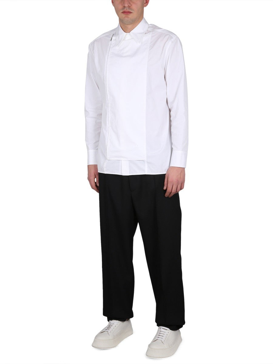 JIL SANDER ZIPPERED SHIRT