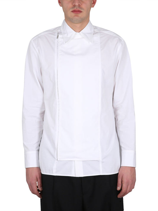 JIL SANDER ZIPPERED SHIRT